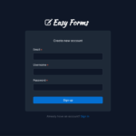 Easy Forms: Advanced Form Builder and Manager