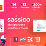 Sassico - Saas Startup Multipurpose WordPress Theme